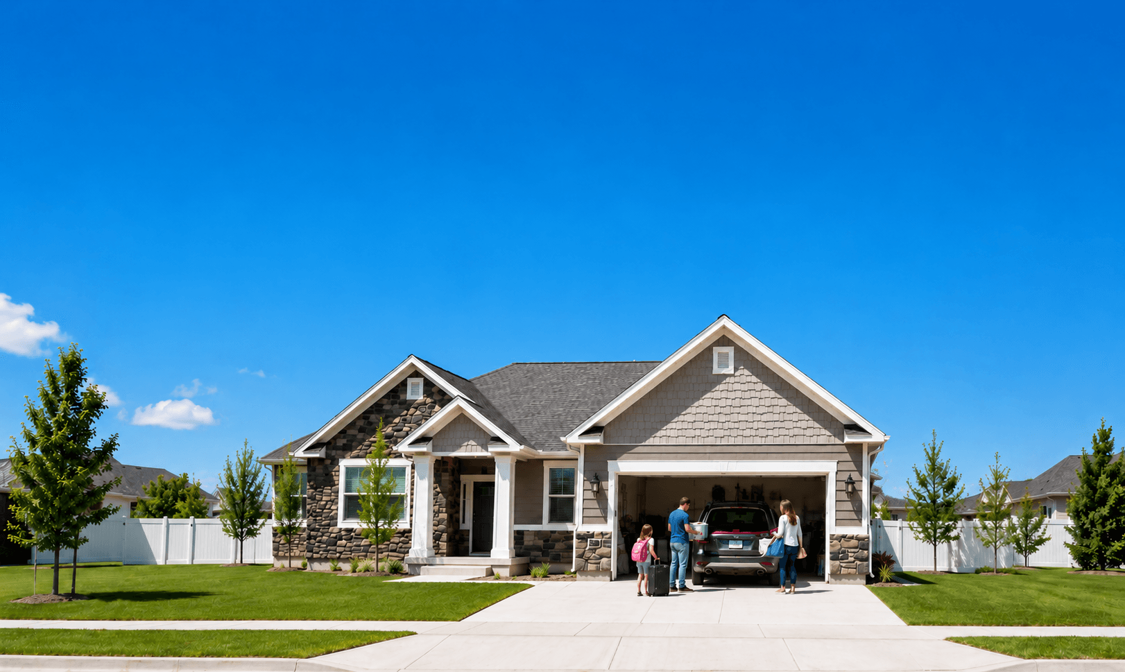 Modern family home